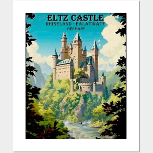 Eltz Castle Rhineland - Palatinate Germany Travel and Tourism Print Posters and Art